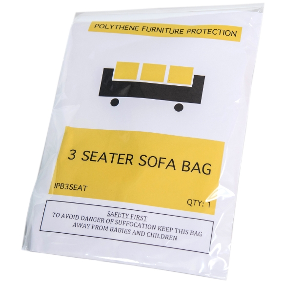 Polythene 3 Seater Bag Standard Grade